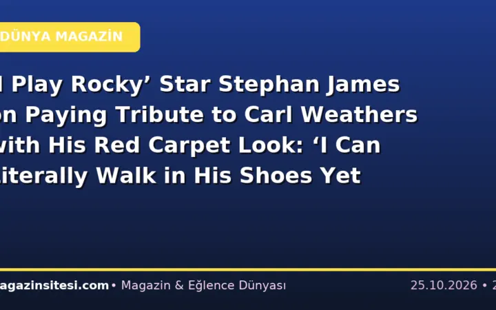 ‘I Play Rocky’ Star Stephan James on Paying Tribute to Carl Weathers with His Red Carpet Look: ‘I Can Literally Walk in His Shoes Yet Again’