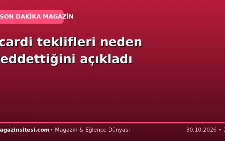 Icardi teklifleri neden reddettiğini açıkladı