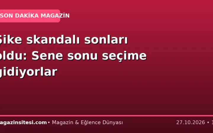 Şike skandalı sonları oldu: Sene sonu seçime gidiyorlar