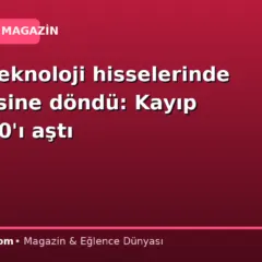 Çin’de teknoloji hisselerinde ibre tersine döndü: Kayıp yüzde 40’ı aştı