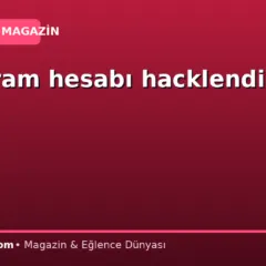 Instagram hesabı hacklendi