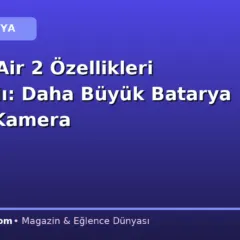 iPhone Air 2 Özellikleri Sızdırıldı: Daha Büyük Batarya ve Çift Kamera