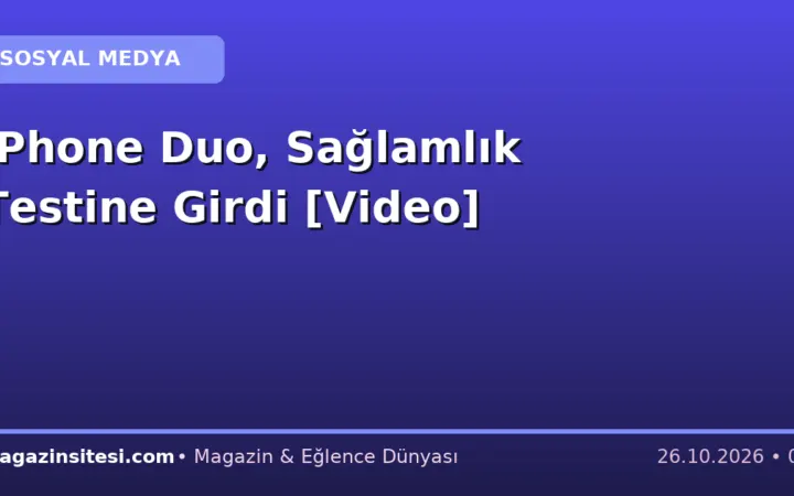 iPhone Duo, Sağlamlık Testine Girdi [Video]