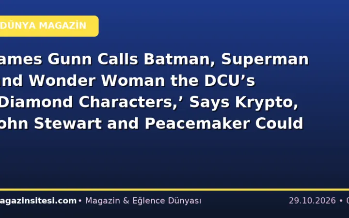 James Gunn Calls Batman, Superman and Wonder Woman the DCU’s ‘Diamond Characters,’ Says Krypto, John Stewart and Peacemaker Could ‘Turn Into Diamonds’