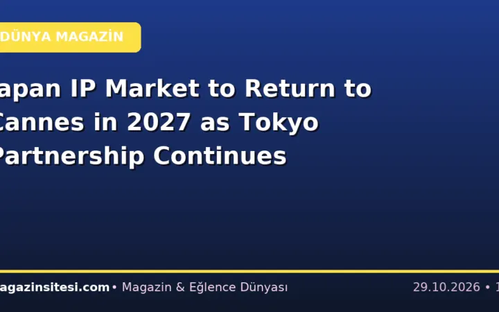 Japan IP Market to Return to Cannes in 2027 as Tokyo Partnership Continues