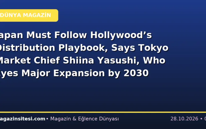 Japan Must Follow Hollywood’s Distribution Playbook, Says Tokyo Market Chief Shiina Yasushi, Who Eyes Major Expansion by 2030