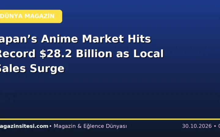 Japan’s Anime Market Hits Record $28.2 Billion as Local Sales Surge