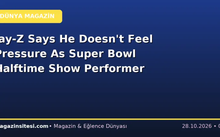 Jay-Z Says He Doesn’t Feel Pressure As Super Bowl Halftime Show Performer