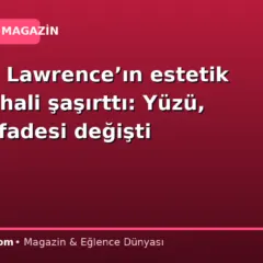 Jennifer Lawrence’ın estetik sonrası hali şaşırttı: Yüzü, bakışı, ifadesi değişti