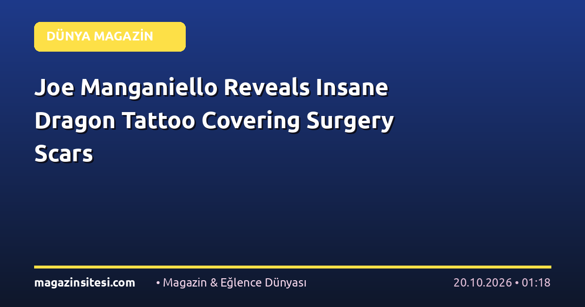 Joe Manganiello Reveals Insane Dragon Tattoo Covering Surgery Scars