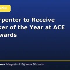 John Carpenter to Receive Filmmaker of the Year at ACE Eddie Awards