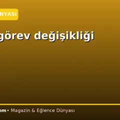 Jüride görev değişikliği