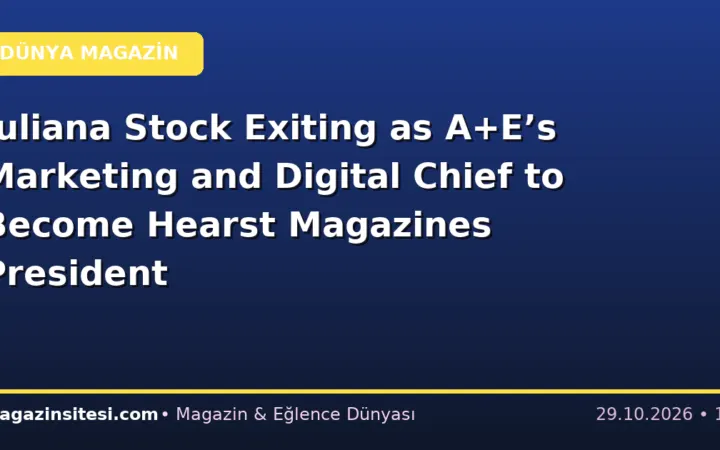 Juliana Stock Exiting as A+E’s Marketing and Digital Chief to Become Hearst Magazines President