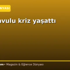 Kam davulu kriz yaşattı