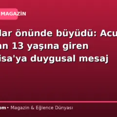 Kameralar önünde büyüdü: Acun Ilıcalı’dan 13 yaşına giren kızı Melisa’ya duygusal mesaj