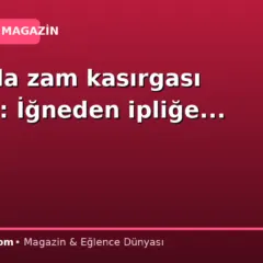 Kasımda zam kasırgası geliyor: İğneden ipliğe…