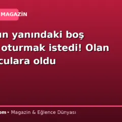 Kocasının yanındaki boş koltuğa oturmak istedi! Olan tüm yolculara oldu