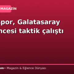 Konyaspor, Galatasaray maçı öncesi taktik çalıştı