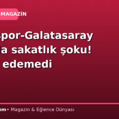 Konyaspor-Galatasaray maçında sakatlık şoku! Devam edemedi