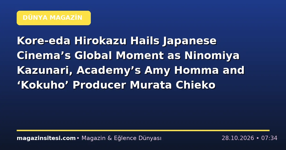 Kore-eda Hirokazu Hails Japanese Cinema’s Global Moment as Ninomiya Kazunari, Academy’s Amy Homma and ‘Kokuho’ Producer Murata Chieko Take Stage at Kering Women in Motion Tokyo Event
