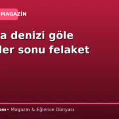 Koskoca denizi göle çevirdiler sonu felaket oldu