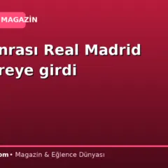 Kriz sonrası Real Madrid de devreye girdi