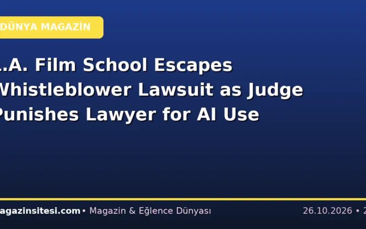 L.A. Film School Escapes Whistleblower Lawsuit as Judge Punishes Lawyer for AI Use
