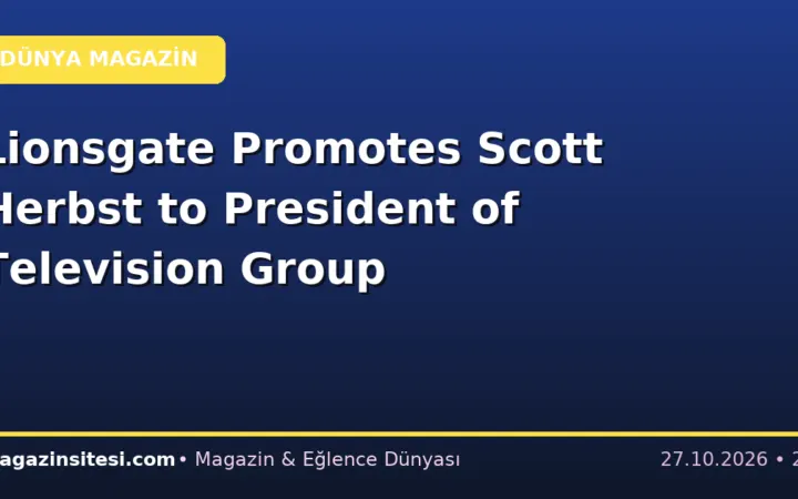 Lionsgate Promotes Scott Herbst to President of Television Group