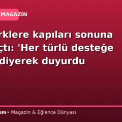 Ülke Türklere kapıları sonuna kadar açtı: ‘Her türlü desteğe hazırız’ diyerek duyurdu
