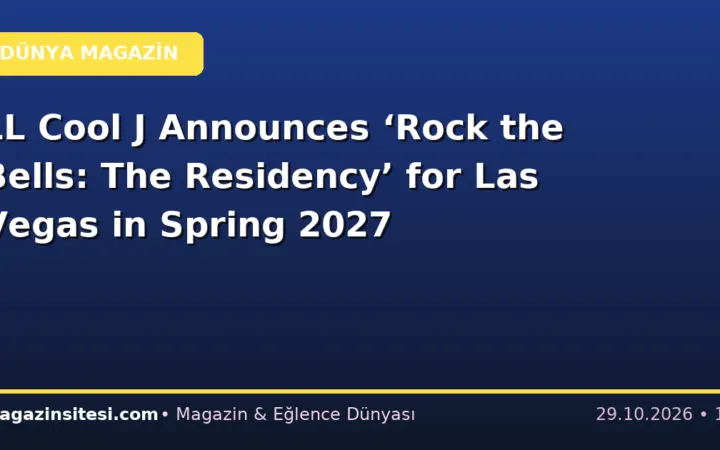 LL Cool J Announces ‘Rock the Bells: The Residency’ for Las Vegas in Spring 2027