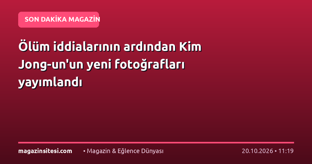 Ölüm iddialarının ardından Kim Jong-un’un yeni fotoğrafları yayımlandı