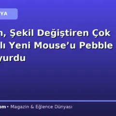 Logitech, Şekil Değiştiren Çok Kullanışlı Yeni Mouse’u Pebble Up’ı Duyurdu