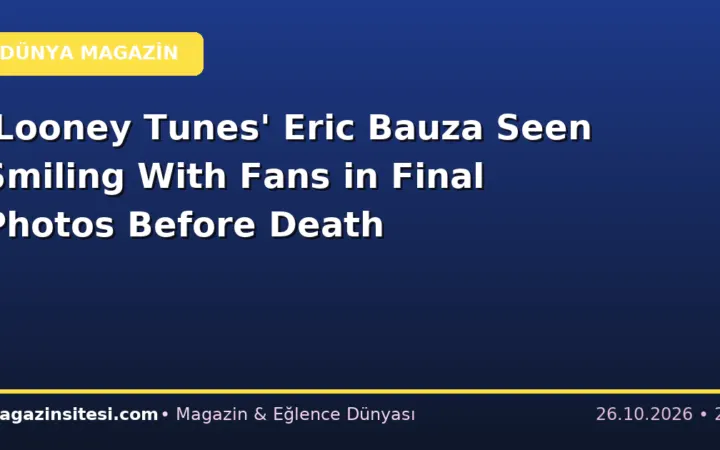 ‘Looney Tunes’ Eric Bauza Seen Smiling With Fans in Final Photos Before Death