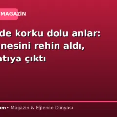 Mahallede korku dolu anlar: Önce annesini rehin aldı, sonra çatıya çıktı