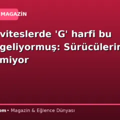 Manuel viteslerde ‘G’ harfi bu anlama geliyormuş: Sürücülerin çoğu bilmiyor