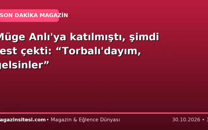 Müge Anlı’ya katılmıştı, şimdi rest çekti: “Torbalı’dayım, gelsinler”