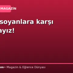 Milleti soyanlara karşı savaştayız!