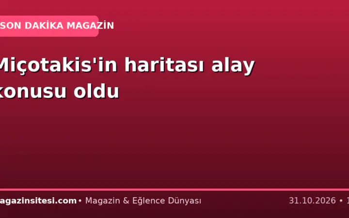 Miçotakis’in haritası alay konusu oldu