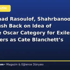 Mohammad Rasoulof, Shahrbanoo Sadat Push Back on Idea of Separate Oscar Category for Exiled Filmmakers as Cate Blanchett’s Displacement Film Fund Hits Tokyo