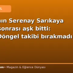 Murda’nın Serenay Sarıkaya sözleri sonrası aşk bitti: Melisa Döngel takibi bırakmadı