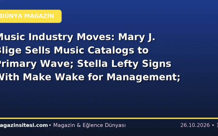 Music Industry Moves: Mary J. Blige Sells Music Catalogs to Primary Wave; Stella Lefty Signs With Make Wake for Management; Boyz II Men Ink With Warner Records Nashville