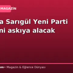Mustafa Sarıgül Yeni Parti üyeliğini askıya alacak