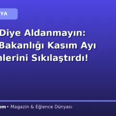 İndirim Diye Aldanmayın: Ticaret Bakanlığı Kasım Ayı Denetimlerini Sıkılaştırdı!
