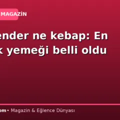 Ne iskender ne kebap: En iyi Türk yemeği belli oldu