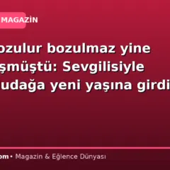 Nişan bozulur bozulmaz yine aşka düşmüştü: Sevgilisiyle dudak dudağa yeni yaşına girdi
