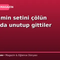 Ünlü filmin setini çölün ortasında unutup gittiler