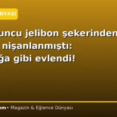 Ünlü oyuncu jelibon şekerinden yüzükle nişanlanmıştı: Hanımağa gibi evlendi!