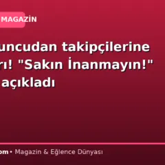 Ünlü oyuncudan takipçilerine acil çağrı! “Sakın İnanmayın!” diyerek açıkladı