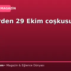 Ünlülerden 29 Ekim coşkusu