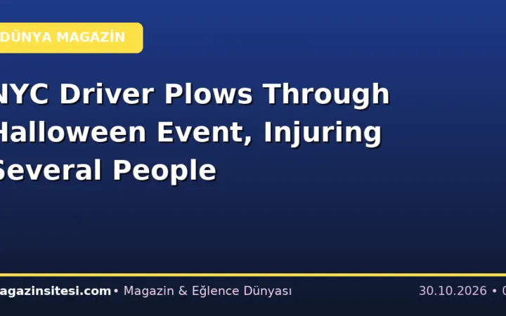 NYC Driver Plows Through Halloween Event, Injuring Several People